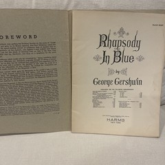 George Gershwin « Rhapsody in Blue » DUET Piano Score, Presentation copy Harms Pub