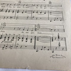 An Old Guitar and An Old Refrain by Kahn, Black & Moret Sheet Music Artwork 1927