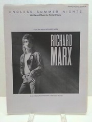 Endless Summer Nights Sheet Music Richard Marx Piano Guitar Voice 80s Pop F4i