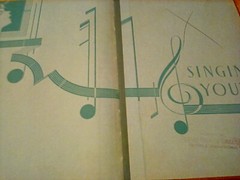 Singing Youth Music Book 1937 C.C. Birchard & Company Vtg HC
