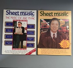 Lot of 20 Issues Sheet Music Magazines Vintage 1986-1989 Piano Guitar Organ
