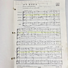 Verdi 4 Pezzi Sacri Sacred Choral Sheet Music Score Italy 1989 Italian Vtg