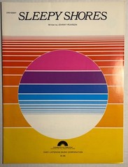 Sleepy Shores Johnny Pearson Vintage Piano Sheet Music 1972 Easy Listening
