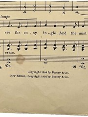 1904 Sheet Music MY AIN FOLK Laura G. Lemon Wilfrid Mills Madame Clara Butt