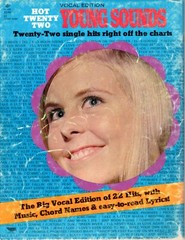 HOT 22 YOUNG SOUNDS Songbook 1969 Top 40 Hits Piano Vocal Guitar Sheet Music