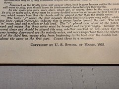 U.S. School of Music – Guitar Home Study Lessons 1-12, 1929