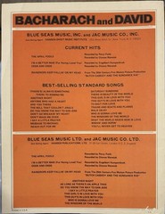 Raindrops Keep Fallin&rsquo; On My Head – 1969 Piano Vocal Sheet Music – Movie Tie-In