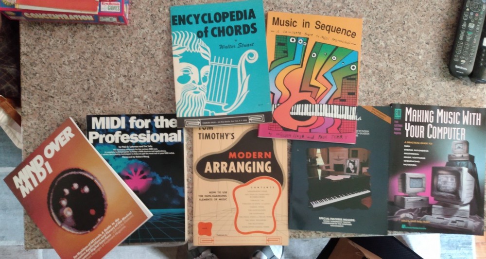 Collection of various Music instruction books
