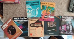 Collection of various Music instruction books