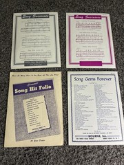 Lot of 22 Vintage Sheet Music 1940s-1950s Bing Crosby Pat Boone Standards