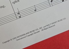 A Whole New World Sheet Music Duet Piano Guitar Vocals Walt Disney Aladdin Theme