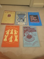 Giant Lot of 24 VINTAGE PIANO SHEET MUSIC Singles 1930s-1990s Musicals Patriotic