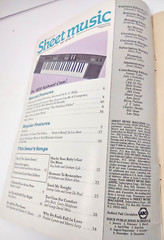 Sheet Music Magazine Standard Piano Guitar The Fabulous Fifties March 1988