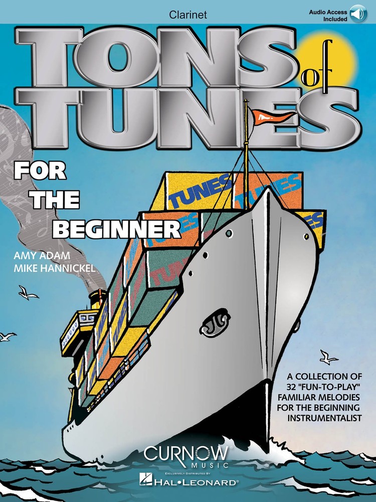 Tons of Tunes for the Beginner Bb Clarinet Sheet Music 32 Kids Songs Book Audio