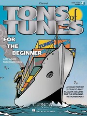 Tons of Tunes for the Beginner Bb Clarinet Sheet Music 32 Kids Songs Book Audio
