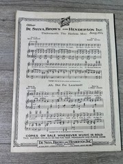 Where The Blue of the Night Sheet Music Bing Crosby De Sylva Brown 1931 P/V/G