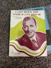 Vintage Sheet Music & Band Instruction Book Lot Mills Music Bing Crosby 5 Pc