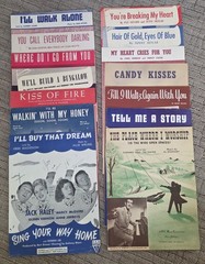 Vintage 1940 & 1950 Sheet Music Various Artists Various Publishing Musicals (14)