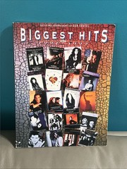« BIGGEST HITS OF 1991/92 » EASY PIANO SHEET MUSIC BOOK