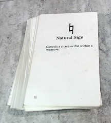 Vintage Deck-A-Music Flash Cards by General Words & Music Company 1984