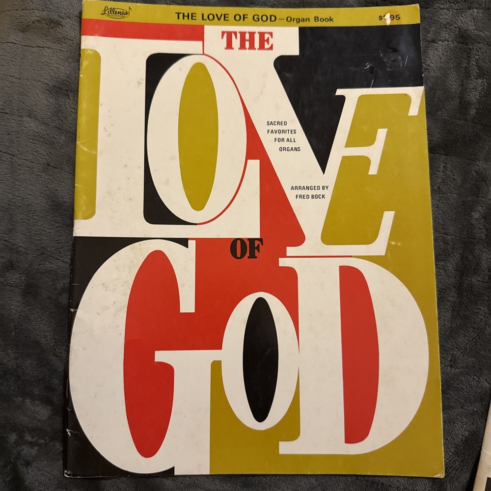 Lillenas 257 Organ Songbook The Love of God Hymn Sheet Music 1971