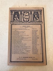 The A Cappella Singer Mixed Voices Collection 1964 Vintage Choral Music Book