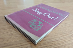 Sing Out! A Singing School Illustrated Edition 1950 Music Notes Vintage Book