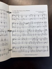 Instrumental Hymnal Book 15 | 1987 3 Ring Binder |Orchestral Keyboard Rhythm
