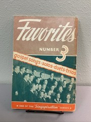Favorites Number 3 Gospel Songs Solos Duets Trios Song Book Sheet Music