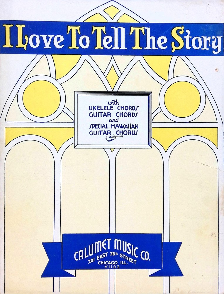 I Love To Tell The Story Sheet Music Popular Hymn Sacred Religious Gospel