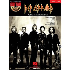 Hal Leonard Def Leppard Guitar Play-Along Volume 145 (Book/Online Audio)