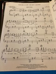 Franz Lehar  » Yours Is My Heart Alone » Sheet Music WB Music Deluxe Edition