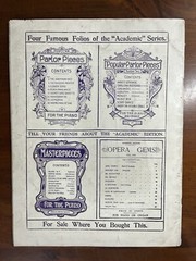 Sacred Songs Academic Edition Famous Folio Antique Sheet Music Book Early 1900s