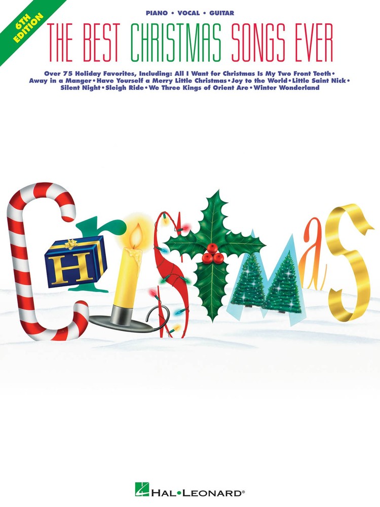 Best Christmas Songs Ever Piano Sheet Music Guitar Chords Lyrics Book