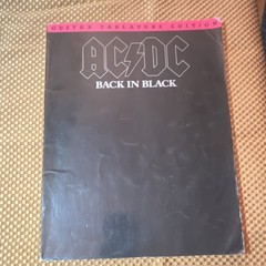 AMSCO Publications AC/DC Back In Black Guitar Tabulature Rock AM 69596