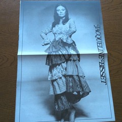Jacqueline Bisset Vintage Roadshow Magazine Supplement Poster & Sheet Music Lot
