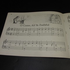 Vintage Christmas Carol Book For Children by Thomas Music Co. 1952