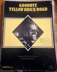Sheet Music Goodbye Yellow Brick Road Elton John 1973 B2