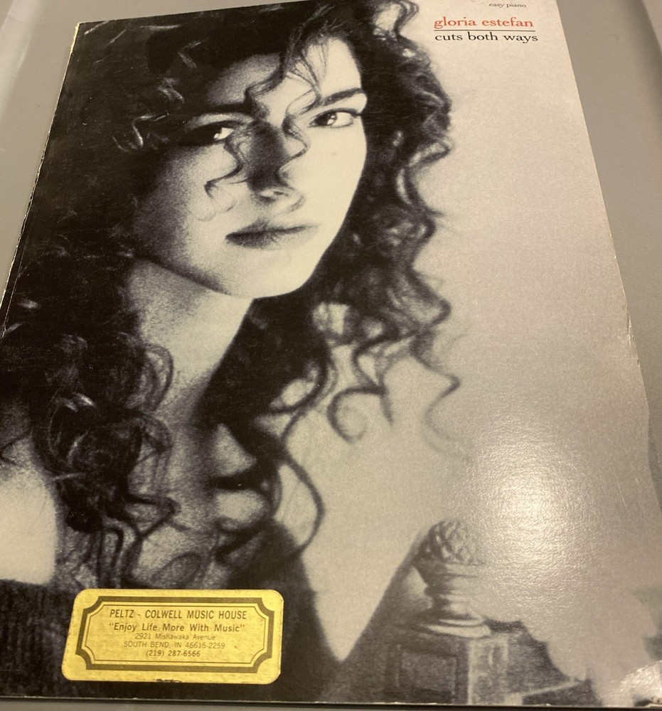 GLORIA ESTEFAN Cuts Both Ways EASY PIANO Lyrics Sheet Music SONGBOOK 1989