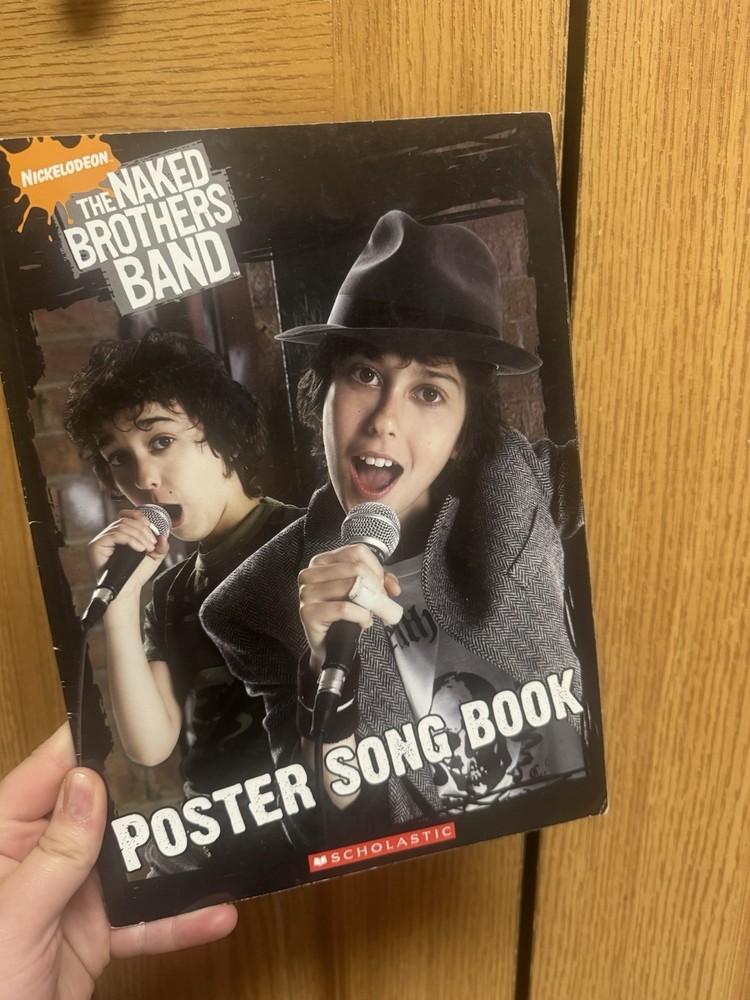 Scholastic Nickelodeon The Naked Brothers Band Poster Song Book