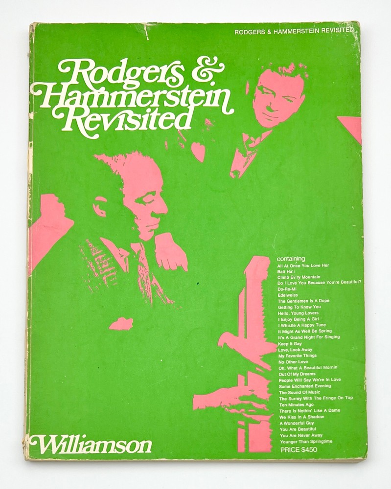 Rodgers & Hammerstein Revisited Piano Vocal Guitar Tab Note Songbook