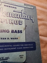 RUBANK ELEMENTARY METHOD STRING BASS Sylvan D Ward Estate of Ray Brown 30s/40s