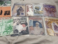 Vintage 1910&rsquo;s-1940&rsquo;s Large Sheet Music Lot Of 220+ Mainly early, Rag WW1 girls