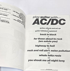 Jimi Hendrix and AC/DC Guitar Books with CDs