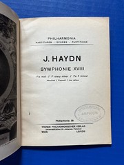 Haydn – Symphony No. 45 in F-sharp Minor – Philharmonia Study Score PB (Phil 38)