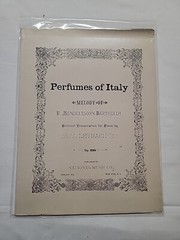 Rare Antique Sheet Music « Perfumes Of Italy » Melody Of J. Leybach 1800&rsquo;s