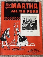 1938 AH SO PURE from Opera MARTHA Vintage Sheet Music KING&rsquo;S JESTERS