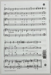 Come Let Us Glorify the Lord Allen Pote SATB Chorus Piano Sheet Music Hope Pub
