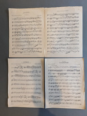 Lot of B-Flat Clarinet Sheet Music, Band Music, Method Books~Used