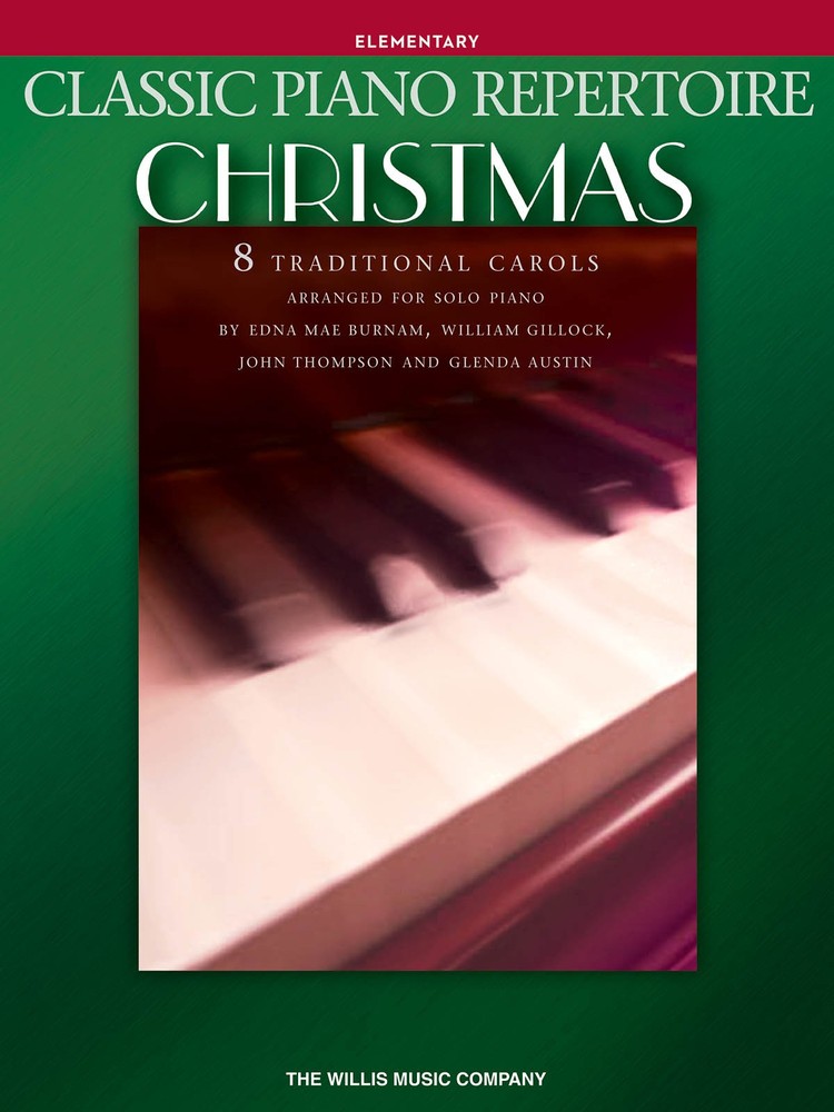 Classic Piano Repertoire Christmas Beginner Solo Sheet Music 8 Songs Book